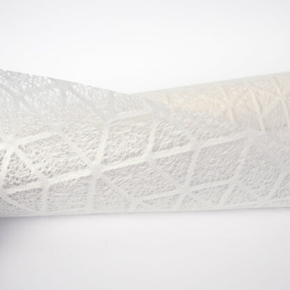 Carta washi Diamond lace Awagami - rotolo bianco